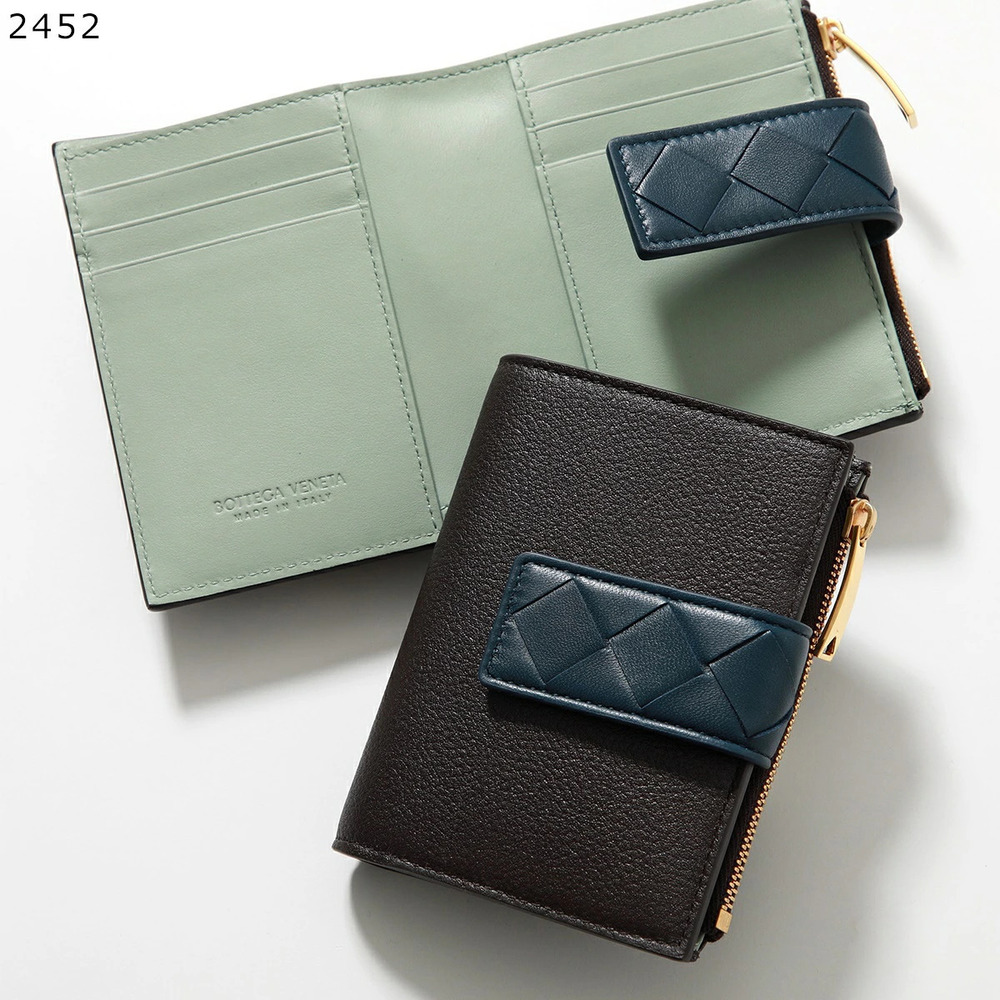 BOTTEGA VENETA Bi fold Wallet Bi Leather Intrecciato